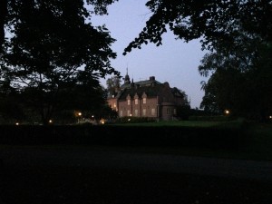 Engsholm slott innan en paranormal utredning, Höst 2014